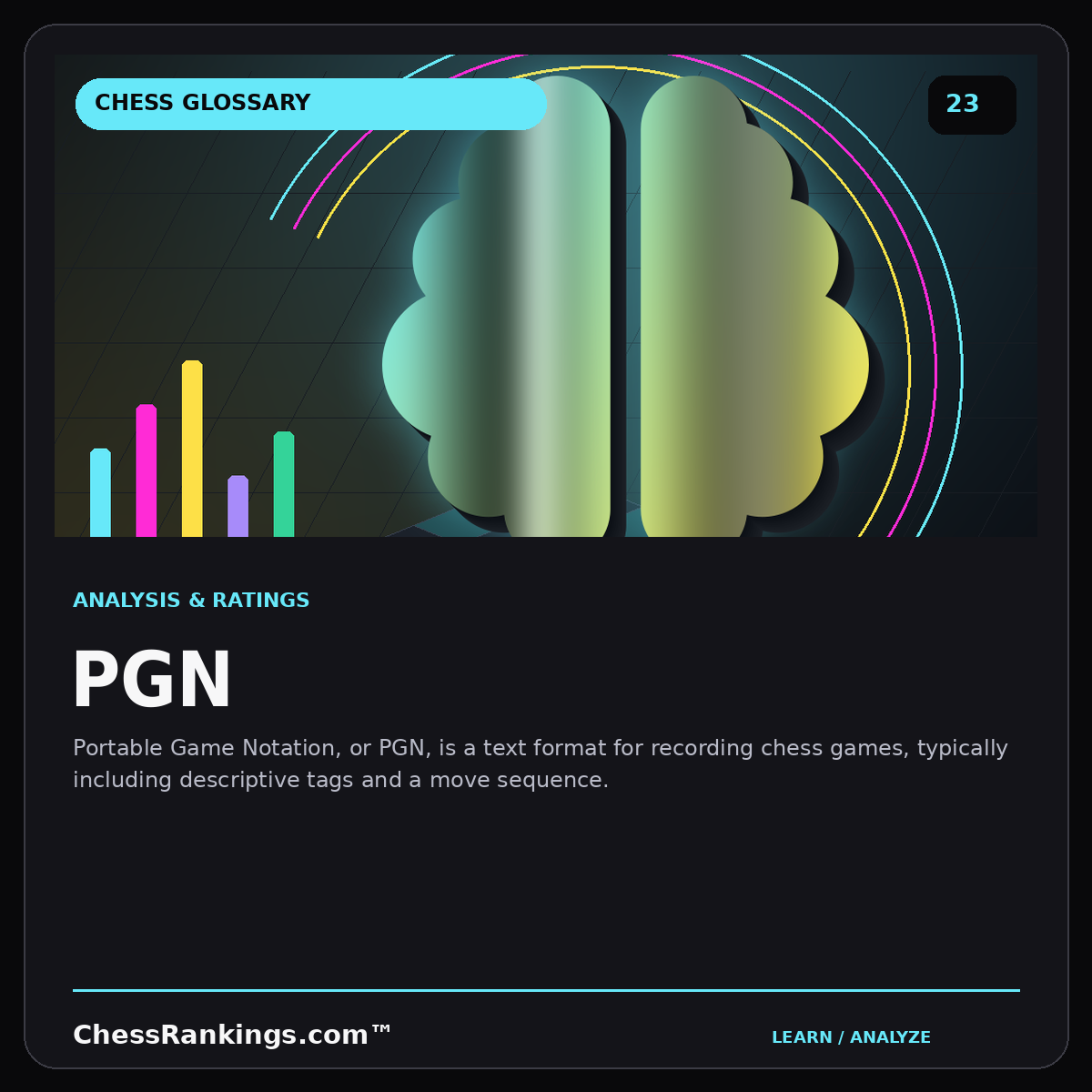 PGN — illustrated chess glossary card