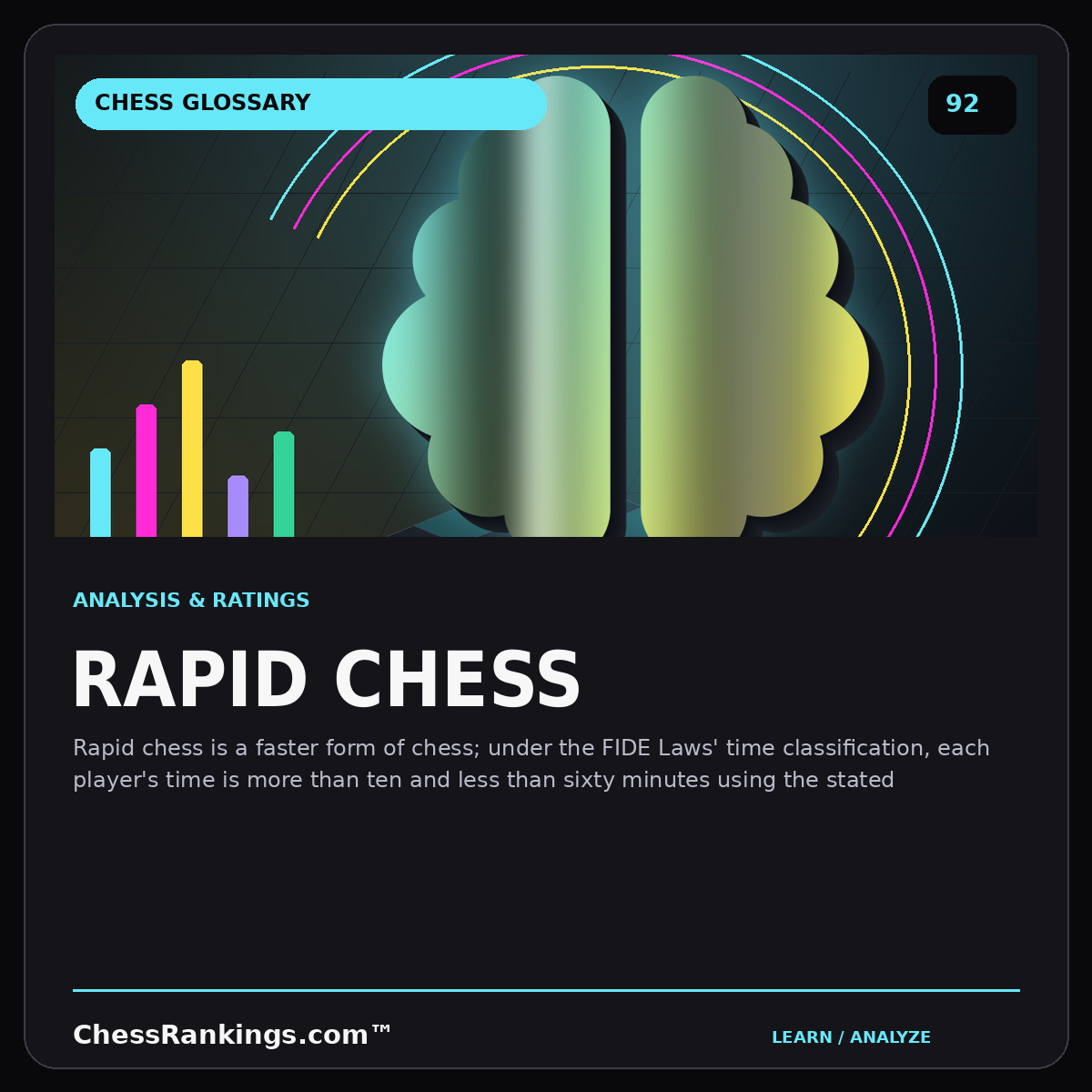 Rapid chess — illustrated chess glossary card